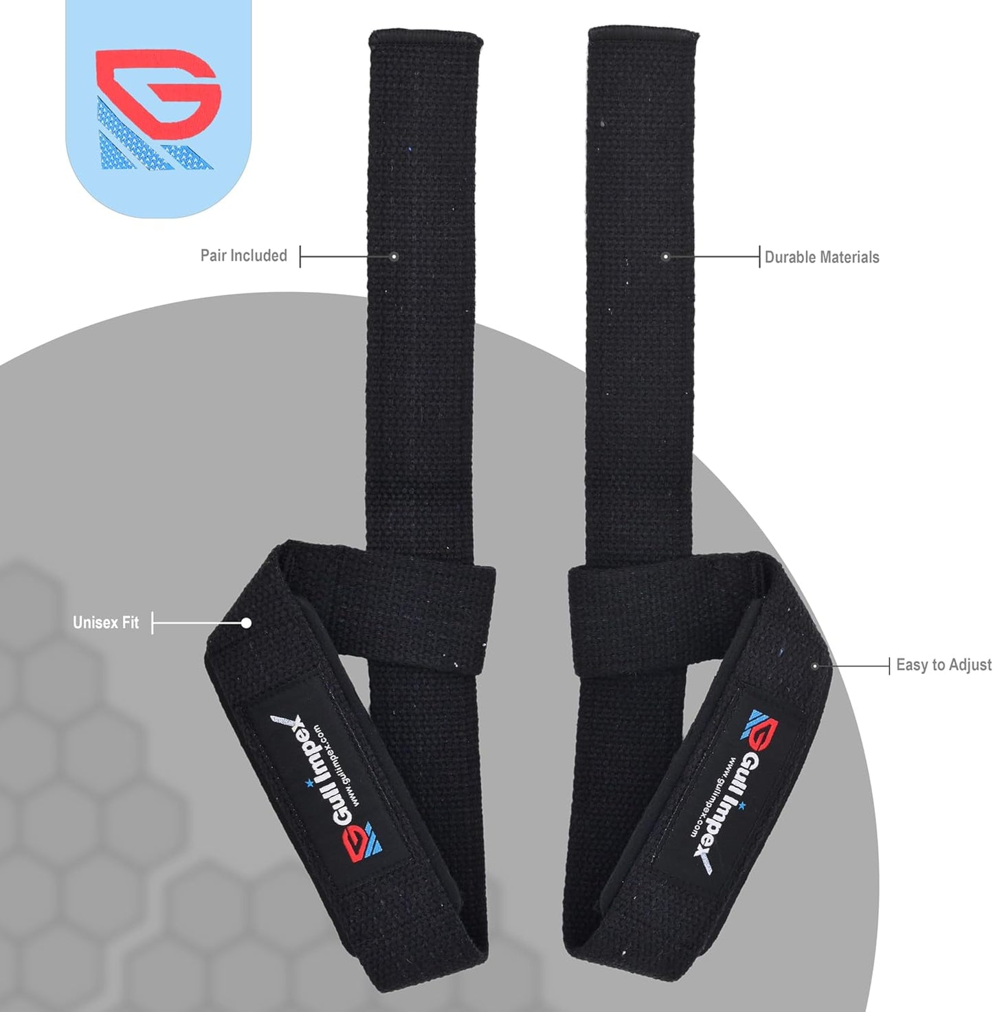 Neoprene Padded Wrist Straps – Anti-Slip Support for Weightlifting, Powerlifting & CrossFit