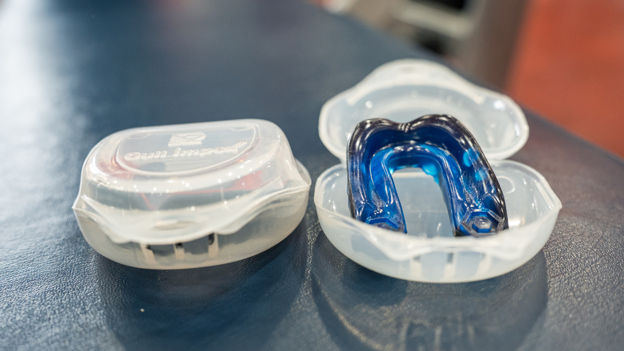 Gel Max Sports Mouth Guard – Heavy-Duty Protection with Strap
