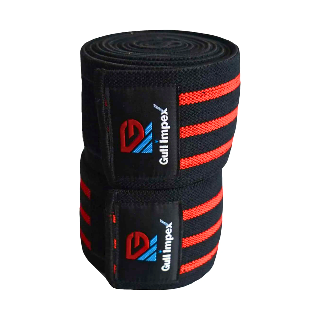 Knee Wraps with Strap – Premium Support for Heavy Lifting