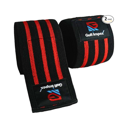 Knee Wraps with Strap – Premium Support for Heavy Lifting