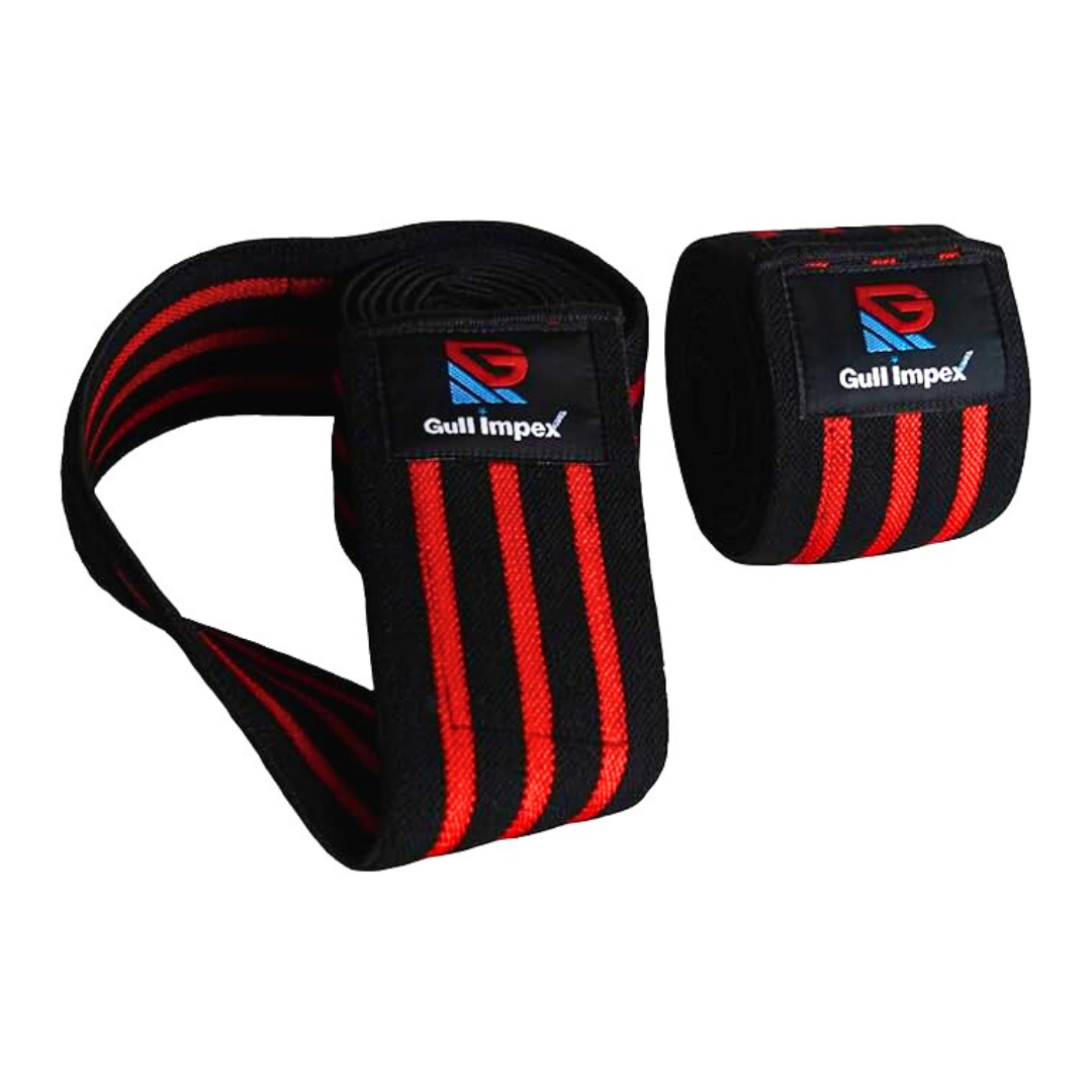 Knee Wraps with Strap – Premium Support for Heavy Lifting