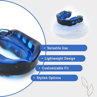 Gel Max Sports Mouth Guard – Heavy-Duty Protection with Strap