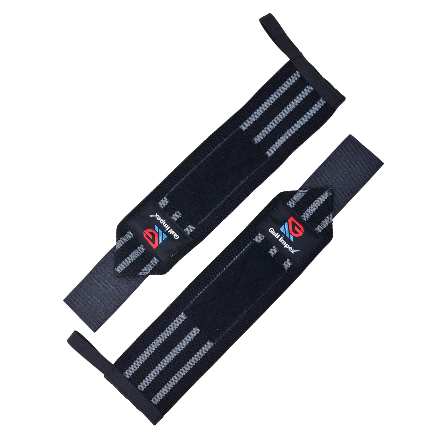 Heavy-Duty Cotton Wrist Wraps – 16" Adjustable Support Straps for Powerlifting, CrossFit & Strength Training